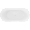 Mexen Roxy свободностояща вана 170 x 80 см, бяла, бял преливник - 51201708000-20