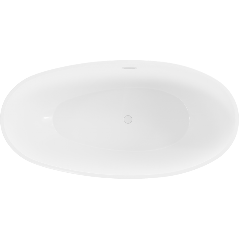 Mexen Bilbao самостоятелна вана 180 x 90 см, бяла/черна, бял преливник - 51311809075-20