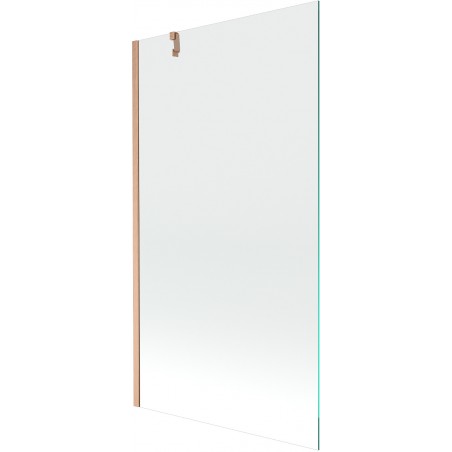 Mexen Next параван за вана 1-крилен 100 x 150 см, прозрачен, четкан мед - 895-100-000-00-00-65