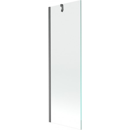 Mexen Next еднокрилен параван за вана 60 x 150 см, прозрачен, четка сиво - 895-060-000-00-00-66