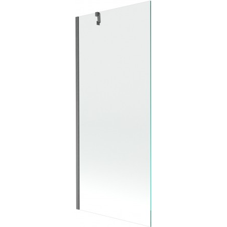 Mexen Next параван за вана 1-крилен 80 x 150 cm, прозрачен, gun gray матов - 895-080-000-00-00-66