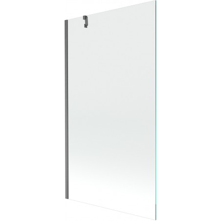 Mexen Next сгъваем параван за вана 1-крилен 100 x 150 см, прозрачен, четкано оръжие сиво - 895-100-000-00-00-66