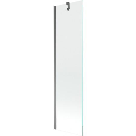 Mexen Next душ-преграда 1-крило 50 x 150 см, прозрачно, Gun Metal - 895-050-000-00-00-95