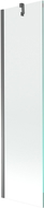 Mexen Next душ-преграда 1-крило 50 x 150 см, прозрачно, Gun Metal - 895-050-000-00-00-95