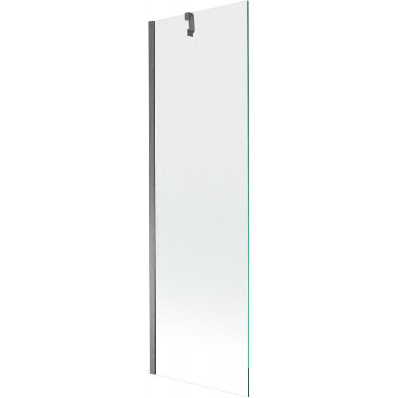 Mexen Next еднокрилен параван за вана 60 x 150 cm, прозрачен, gun metal - 895-060-000-00-00-95
