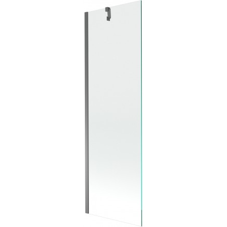 Mexen Next параван за вана с едно крило 60 x 150 см, прозрачен, оръжеен метал - 895-060-000-00-00-95