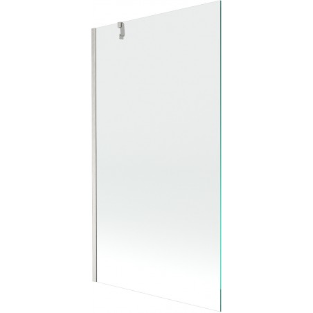 Mexen Next стъклен параван за вана 1-крилен 100 x 150 см, прозрачен, четкан никел - 895-100-000-00-00-97