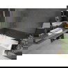 Mexen Next параван за вана 1-крилен 50 x 150 см, раирани, злато матирано - 895-050-000-00-09-55