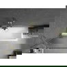 Mexen Next вана параван 1-крилен 70 x 150 cm, райета, златен мат - 895-070-000-00-09-55