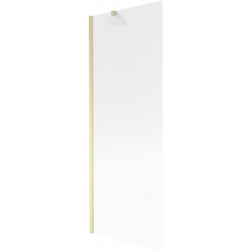 Mexen Next вана параван 1-крилен 70 x 150 cm, райета, златен мат - 895-070-000-00-09-55