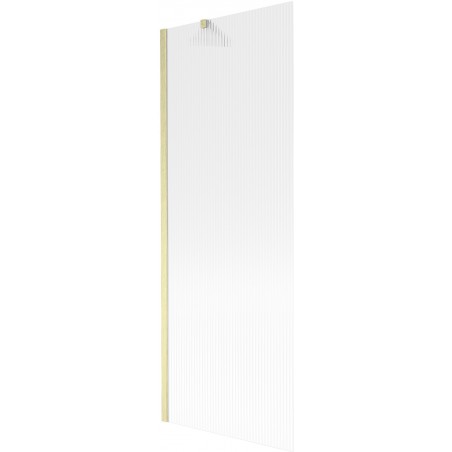 Mexen Next вана параван 1-крилен 70 x 150 cm, райета, златен мат - 895-070-000-00-09-55