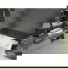Mexen Next душ-преграда 1-крилна 80 x 150 см, райе, златно матирано - 895-080-000-00-09-55