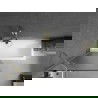 Mexen Next душ-преграда 1-крилна 80 x 150 см, райе, златно матирано - 895-080-000-00-09-55