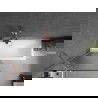 Mexen Next душ параван 1-крилен 80 x 150 см, райета, матова мед - 895-080-000-00-09-65