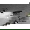 Mexen Next параван за вана 1-крилен 50 x 150 см, райета, gun gray четкан - 895-050-000-00-09-66