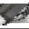 Mexen Next параван за вана 1-крило 70 x 150 cm, ивици, четкан gun gray - 895-070-000-00-09-66