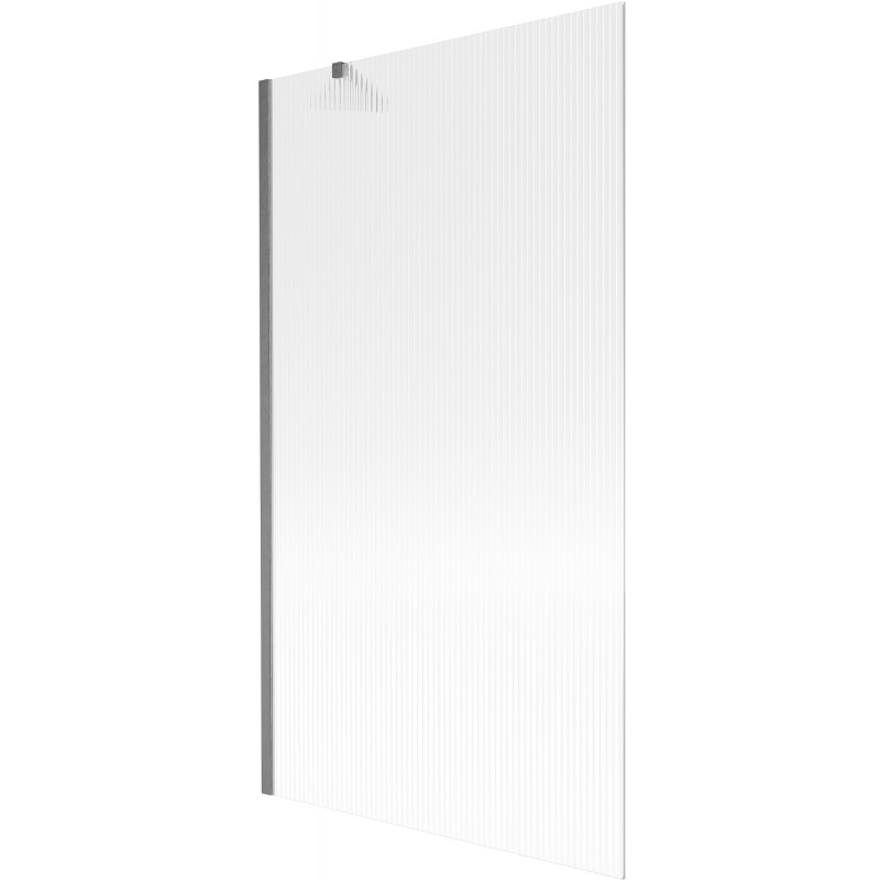 Mexen Next параван за вана 1-крилен 100 x 150 см, райета, матово пушечно сиво - 895-100-000-00-09-66