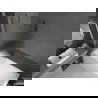 Mexen Next параван за вана 1-крила 100 x 150 см, райета, gun metal - 895-100-000-00-09-95