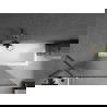 Mexen Next параван за вана 1-крила 100 x 150 см, райета, gun metal - 895-100-000-00-09-95