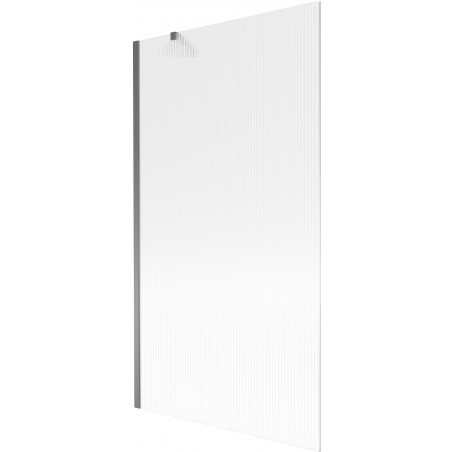 Mexen Next параван за вана 1-крилен 100 x 150 cm, райе, gun metal - 895-100-000-00-09-95