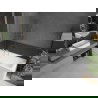 Mexen Next параван за вана 1-крилен 50 x 150 cm, райета, четкан никел - 895-050-000-00-09-97