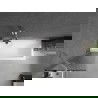Mexen Next параван за вана 1-крилен 50 x 150 cm, райета, четкан никел - 895-050-000-00-09-97
