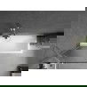 Mexen Next параван за вана 1-крилен 70 x 150 см, райета, матиран никел - 895-070-000-00-09-97