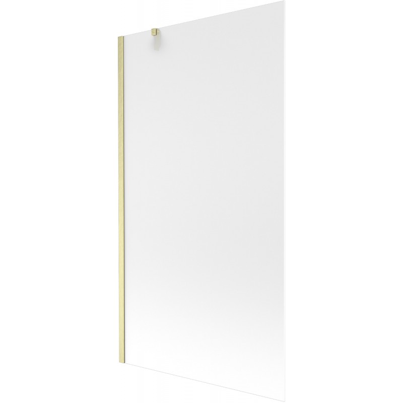 Mexen Next параван за вана 1-крилен 100 x 150 cm, матиран, златисто четкаван - 895-100-000-00-30-55