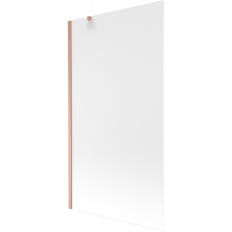 Mexen Next душ параван на вана, 1-крилен, 100 x 150 см, матов, четкана мед - 895-100-000-00-30-65