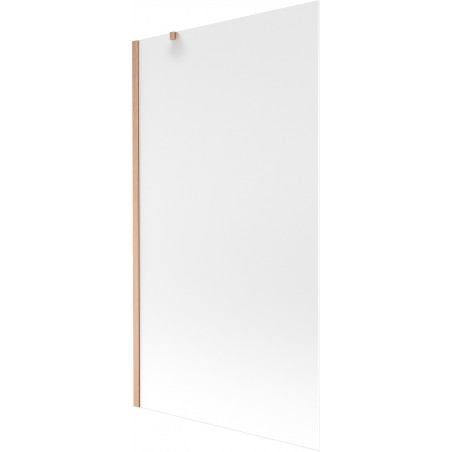 Mexen Next душ параван на вана, 1-крилен, 100 x 150 см, матов, четкана мед - 895-100-000-00-30-65