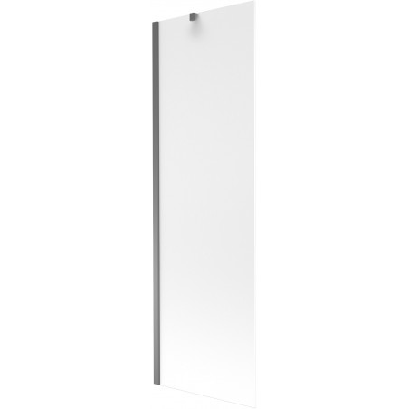 Mexen Next параван за вана 1-крилен 60 x 150 см, матиран, gun metal - 895-060-000-00-30-95