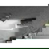 Mexen Next параван за вана 1-крилен 90 x 150 cm, прозрачен, матиран никел - 895-090-000-00-00-97