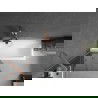 Mexen Next еднокрилен параван 80 x 150 см, графит, четкана мед - 895-080-000-00-40-65