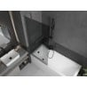 Mexen Next душ-преграда 1-крило 80 x 150 см, графит, полирано gun gray - 895-080-000-00-40-66