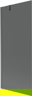 Mexen Next душ-преграда 1-крило 80 x 150 см, графит, полирано gun gray - 895-080-000-00-40-66