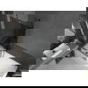 Mexen Next еднокрило вана ширма 90 x 150 см, графит, четка пушка сив - 895-090-000-00-40-66