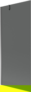 Mexen Next параван за вана с едно крило 80 x 150 см, графит, gun metal - 895-080-000-00-40-95