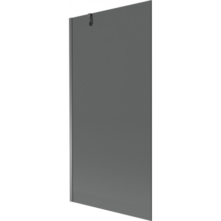 Mexen Next вана параван 1-крилен 90 x 150 см, графит, пистолетен метал - 895-090-000-00-40-95