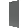 Mexen Next вана параван 1-крилен 90 x 150 см, графит, пистолетен метал - 895-090-000-00-40-95