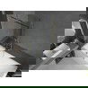 Mexen Next еднокрилен параван за вана 80 x 150 см, черен модел, златисто четкан - 895-080-000-00-70-55