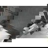 Mexen Next стъклена преграда за вана, 1-крил 90 x 150 см, черен модел, gun metal - 895-090-000-00-70-95