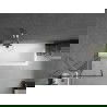 Mexen Next параван за вана 1-крилен 60 x 150 см, черен модел, матов никел - 895-060-000-00-70-97