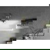 Mexen Next преграда за вана 1-крилна 50 x 150 см, черен модел, златисто четкано - 895-050-000-00-77-55