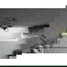 Mexen Next параван за вана, 1-крилен, 70 x 150 см, черен мотив, gun metal - 895-070-000-00-77-95