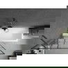 Mexen Next параван за вана с 1 крило 90 x 150 см, черен десен, gun metal - 895-090-000-00-77-95