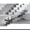 Mexen Nike вана свободностояща 175 x 100 см, бяла, оттичане бяло - 54071751000-20