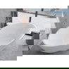 Mexen Nike свободностояща вана 175 x 100 см, бяла, месингова с четка - 54071751000-65