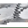 Mexen Nike свободностояща вана 175 x 100 см, бяла, с отводняване gun metal - 54071751000-95