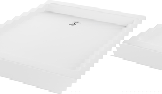 Mexen Rio правоъгълно поддушово корито 120 x 80 см, бяло - 45108012