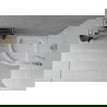 Mexen Rio полукръгъл поддушов корито 80 x 80 cm, бял - 47108080
